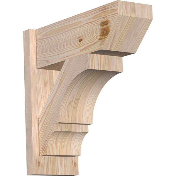 Ekena Millwork Balboa Slat Smooth Outlooker, Douglas Fir, 7 1/2"W x 20"D x 20"H OUT08X20X20BOA06SDF - main